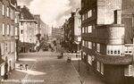 De Hembrugstraat in vroeger tijden - links midden de blokken van Rutgers
<br/>
Particuliere collectie, jaren 20